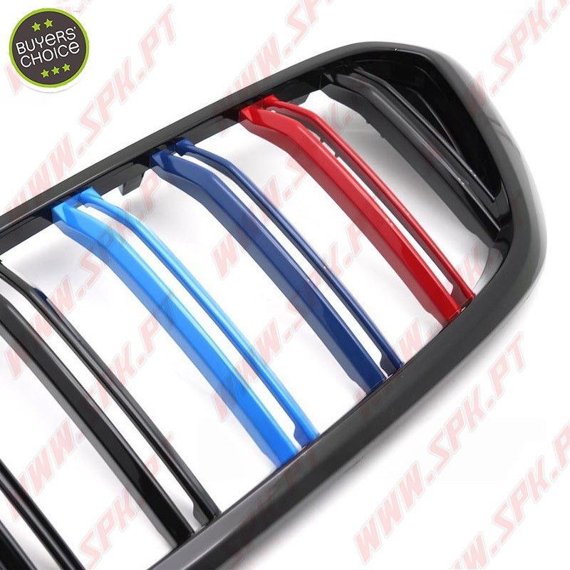 Grelhas Frontais Look M Tri-Color - BMW G32 (2017-2020)