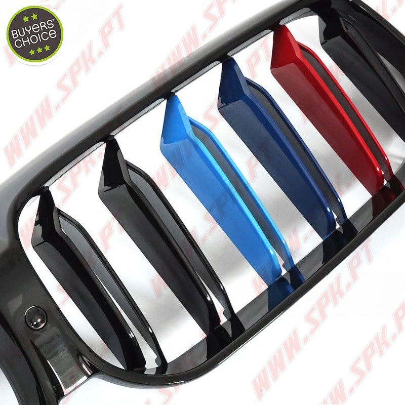 Grelhas Frontais Look M Tri-Color - BMW G32 LCI (2020-2022)