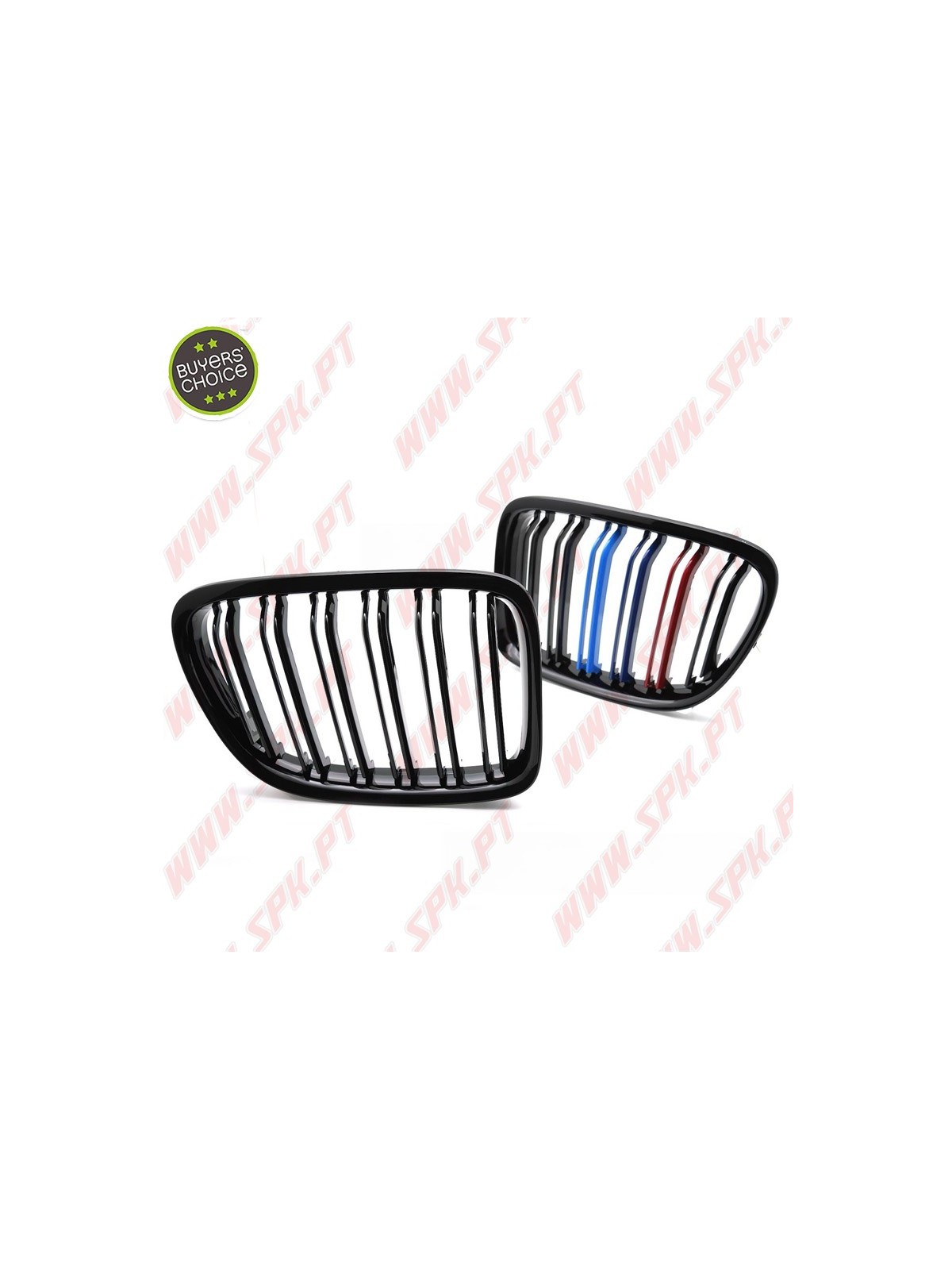 Grelhas Frontais Look M Tri-Color - BMW X1 E84 (2009-2014)