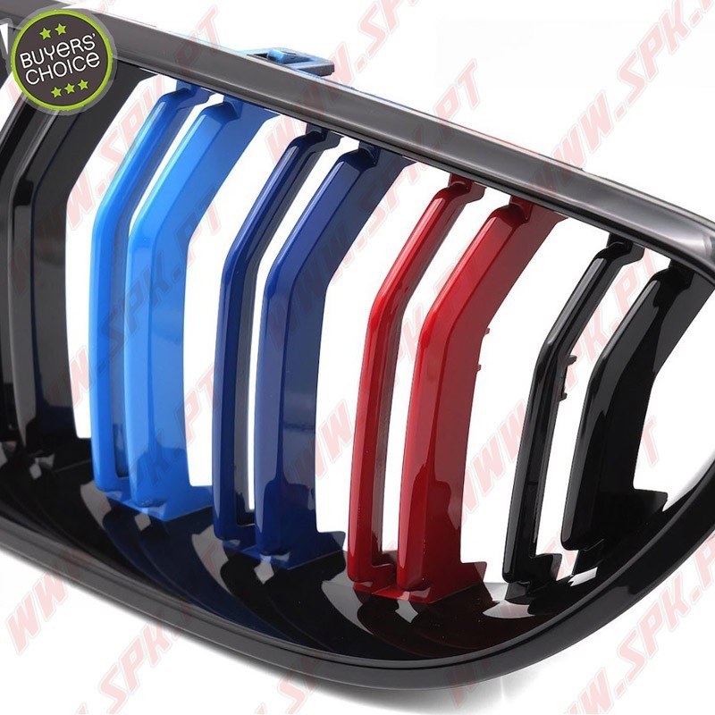 Grelhas Frontais Look M Tri-Color - BMW F12 / F13 (2011-2018)
