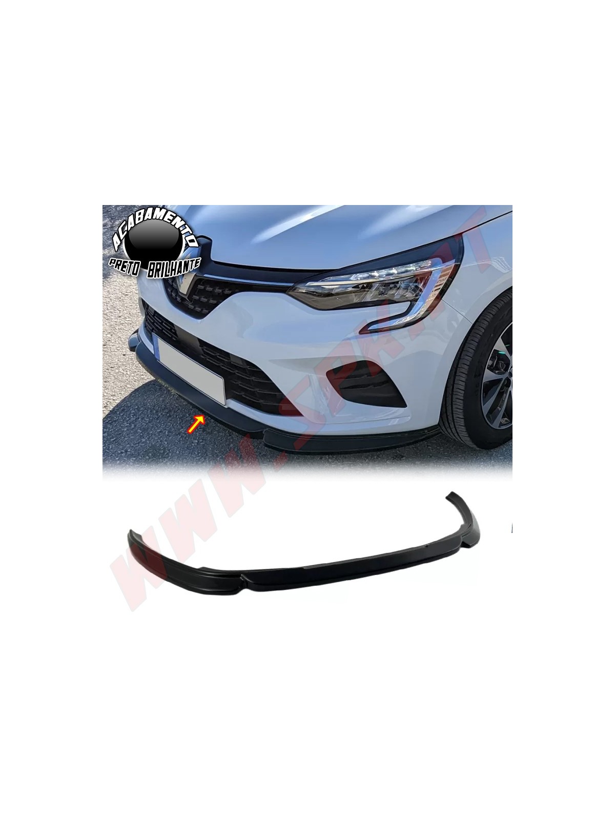 Lip Spoiler Frontal - Renault Clio 5 (2020-) Lip Spoiler Frontal - Renault Clio 5 (2020-)