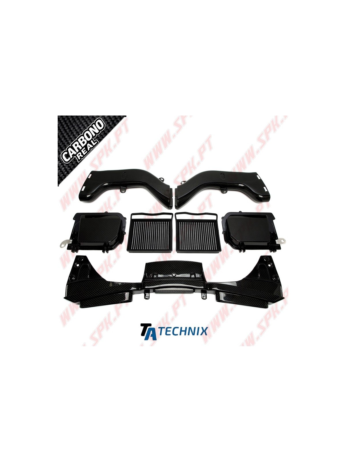 Kit Admissão Directa Carbono - Mercedes W205 / GLC X253 - 43 AMG (2015-2022)