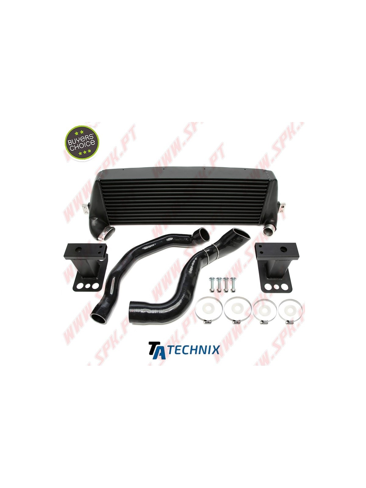 Kit Intercooler + Tubagem Silicone - Fiat Abarth 500 A312 (2008-)