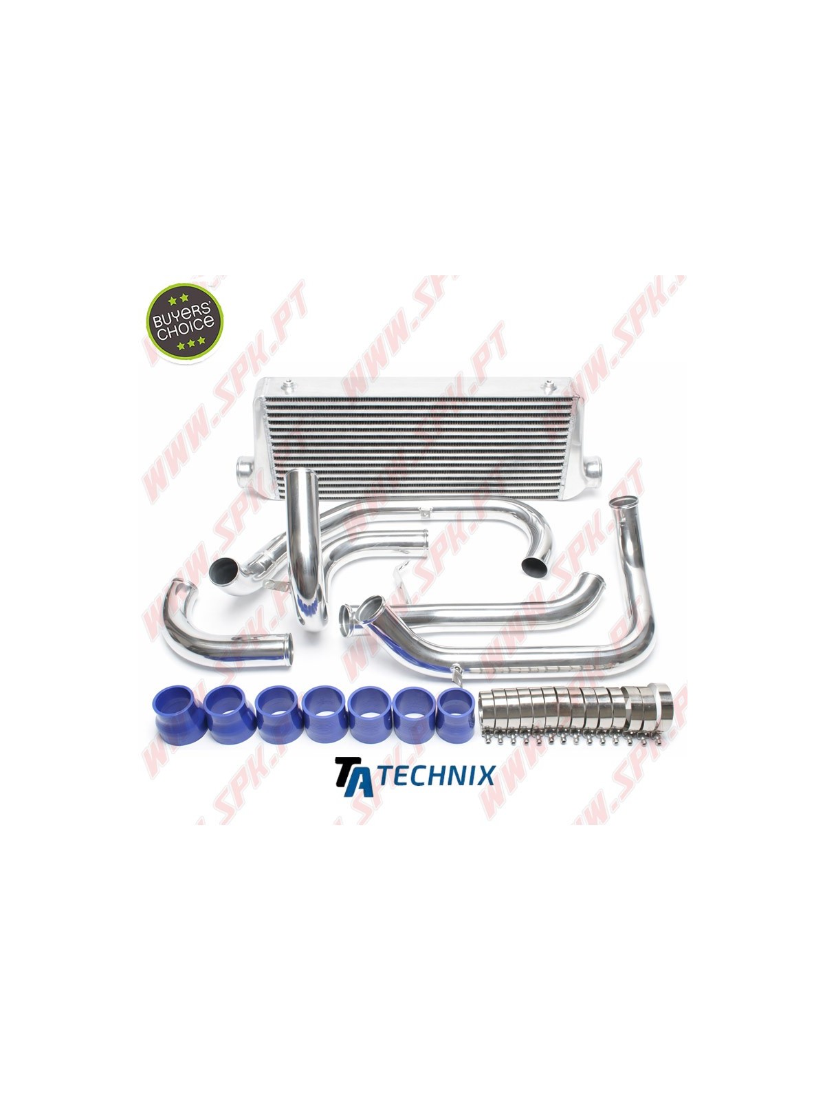 Kit Intercooler + Tubagem Alumínio - Subaru Impreza EJ205 / EJ207 / EJ255 - WRX / STI 2.0 / 2.5T (2000-2007)