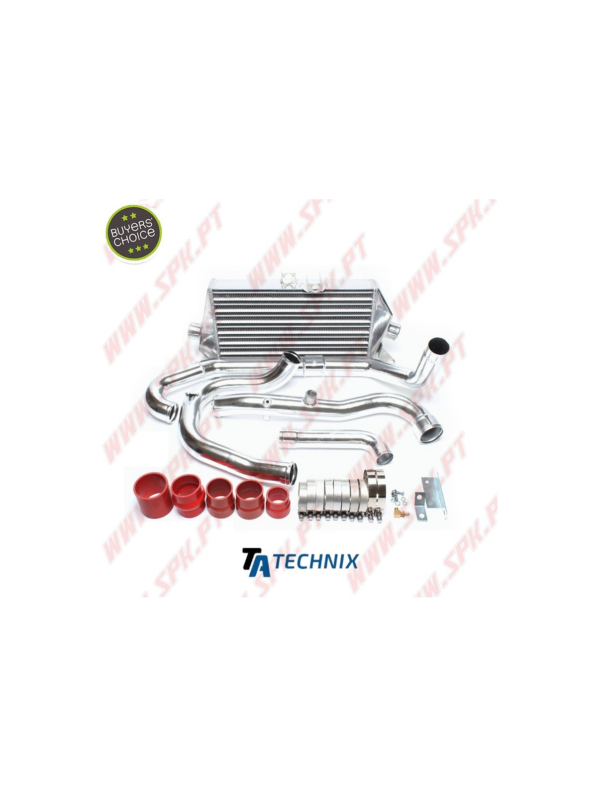 Kit Intercooler + Tubagem Alumínio - Mitsubishi Lancer Evolution 1 / 2 / 3 (1992-1995)