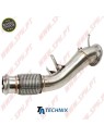 Cópia de Downpipe Aço Inox - BMW F20 / F21 / F22 / F23 / F30 / F31 / F32 / F33 / F34 / F36 / G30 / G31 - Motor B48 (2018-)
