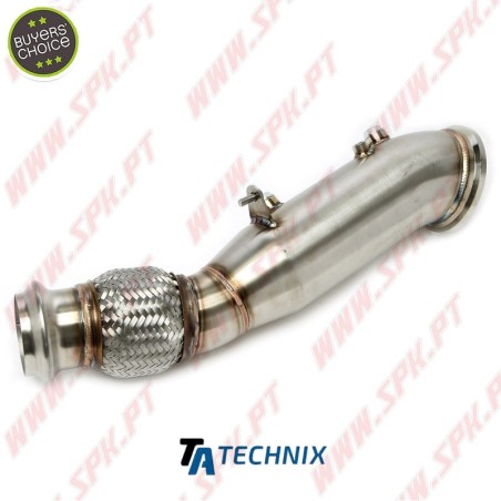 Downpipe Aço Inox - BMW F20 / F21 / F22 / F23 / F30 / F31 / F32 / F33 / F34 / F36 / G30 / G31 - Motor B46 (2014-2020)