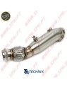 Downpipe Aço Inox - BMW F20 / F21 / F22 / F23 / F30 / F31 / F32 / F33 / F34 / F36 / G30 / G31 - Motor B46 (2014-2020)