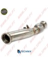 Downpipe Aço Inox - BMW F20 / F21 / F22 / F23 / F30 / F31 / F32 / F33 / F34 / F36 / G30 / G31 - Motor B46 (2014-2020)