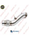 Downpipe Aço Inox - BMW F20 / F21 / F22 / F23 / F30 / F31 / F32 / F33 / F34 / F36 / G32 / G11 / G12 - Motor B48 (2014-2018)
