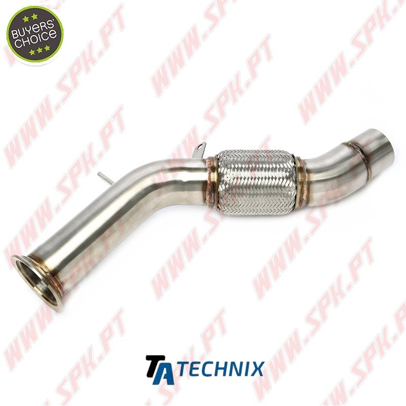 Downpipe Aço Inox - BMW Serie 5 E60 / E61 - 520D - Motor M47N2 (2005-2010)