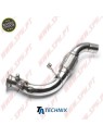 Downpipe Aço Inox - BMW E60 / E61 / E90 / E91 / E92 / E93 / E70 / E71 - Motor M57 (2005-2013)