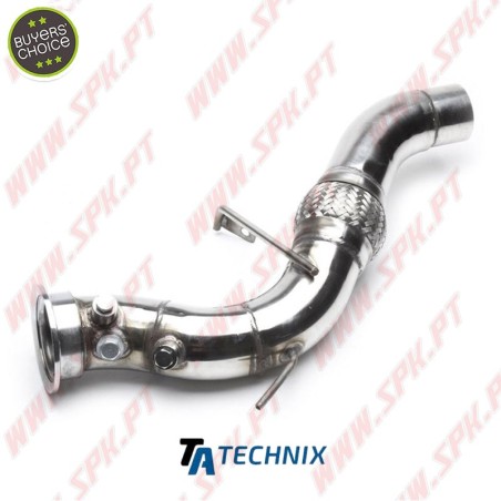 Downpipe Aço Inox - BMW E60 / E61 / E90 / E91 / E92 / E93 / E63 / E83 - Motor 35d (2006-2013)