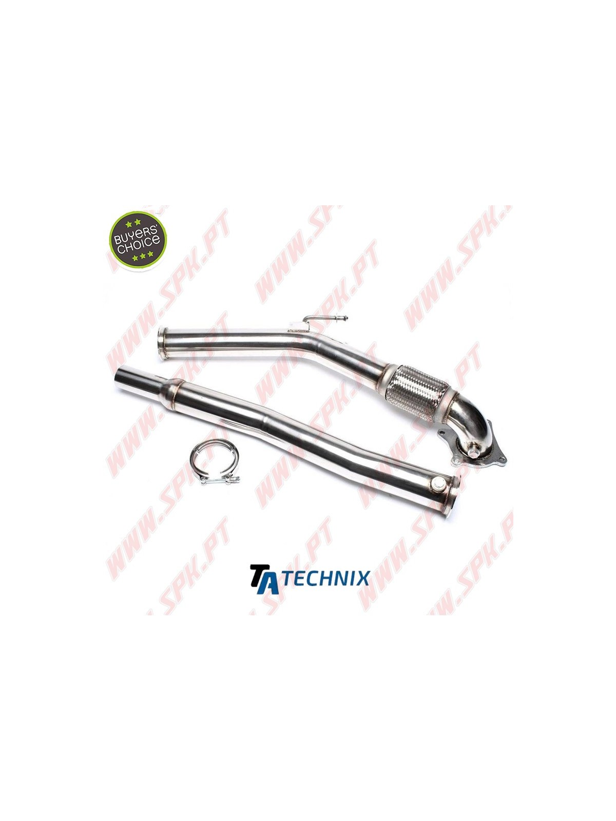 Downpipe Aço Inox - Audi / VW / Seat / Skoda - Motor 1.8 / 2.0TFSI (2003-2016)