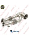 Downpipe Aço Inox - Audi TT RS / RS3 Sportback / RS Q3  - Motor 2.5TFSI (2009-2018)