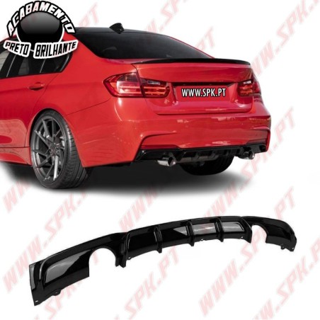 Difusor Traseiro Look M-Performance - BMW F30 / F31 (2011-2018)