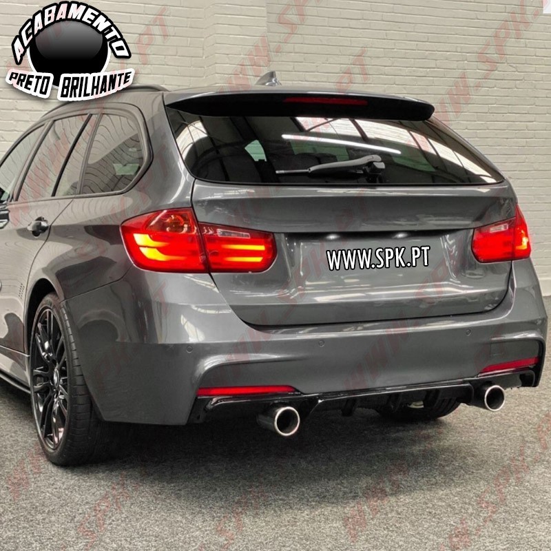 Difusor Traseiro Look M-Performance - BMW F30 / F31 (2011-2018)