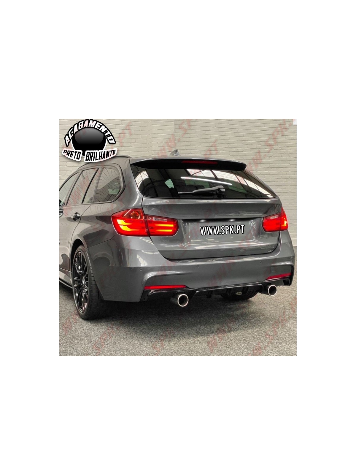 Difusor Traseiro Look M-Performance - BMW F30 / F31 (2011-2018)