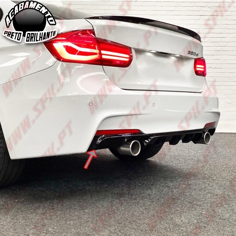Difusor Traseiro Look M-Performance - BMW F30 / F31 (2011-2018)