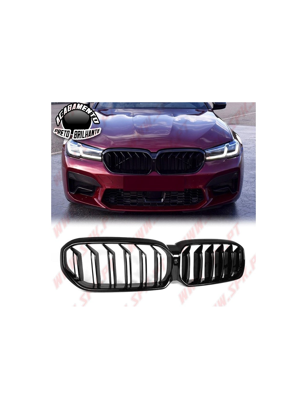 Grelhas Frontais Look M-Performance - BMW G30 / G31 LCI / F90 M5 (2021-2023)