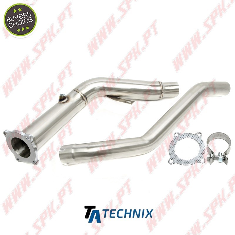 Downpipe Aço Inox - Audi A4 B8 / A5 8T / Q5 8R  - Motor 2.0 TFSI (2008-2017)