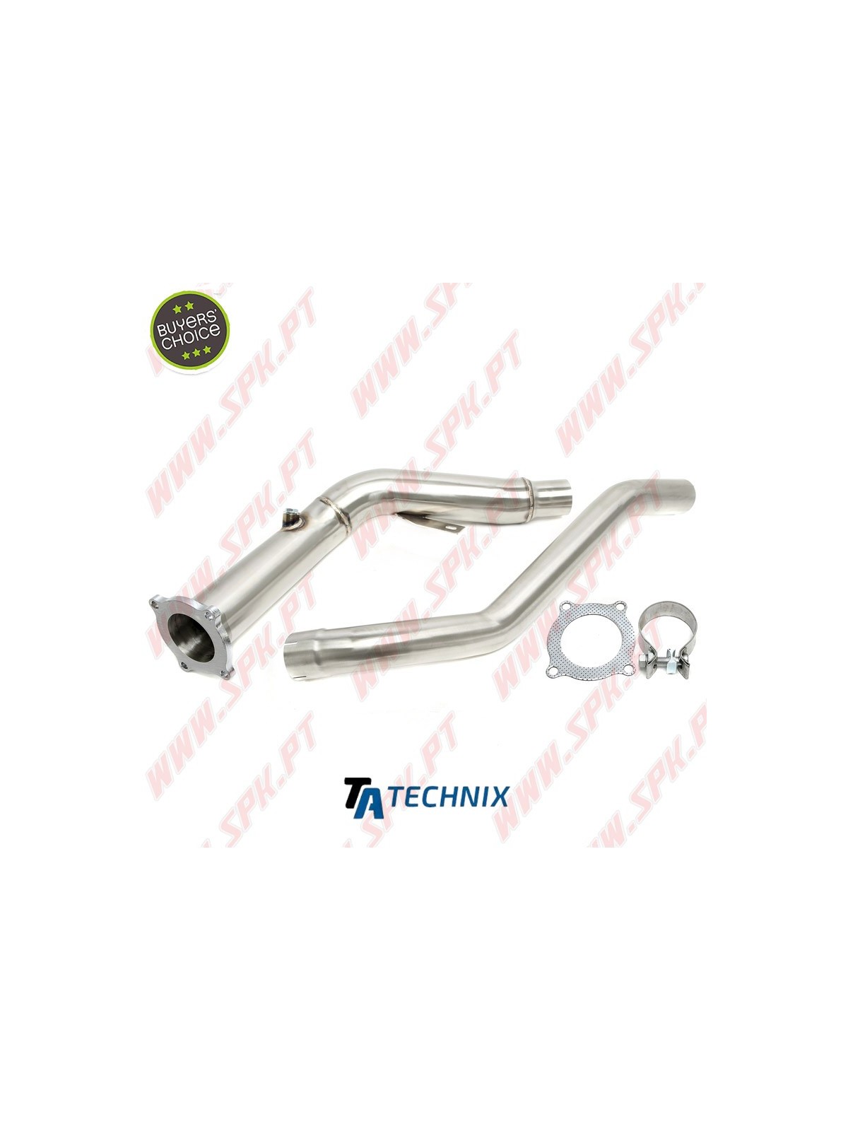 Downpipe Aço Inox - Audi A4 B8 / A5 8T / Q5 8R  - Motor 2.0 TFSI (2008-2017)