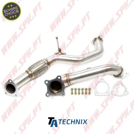 Downpipe Aço Inox - Honda Civic Type-R FK8 - Motor K20C1 (2017-)