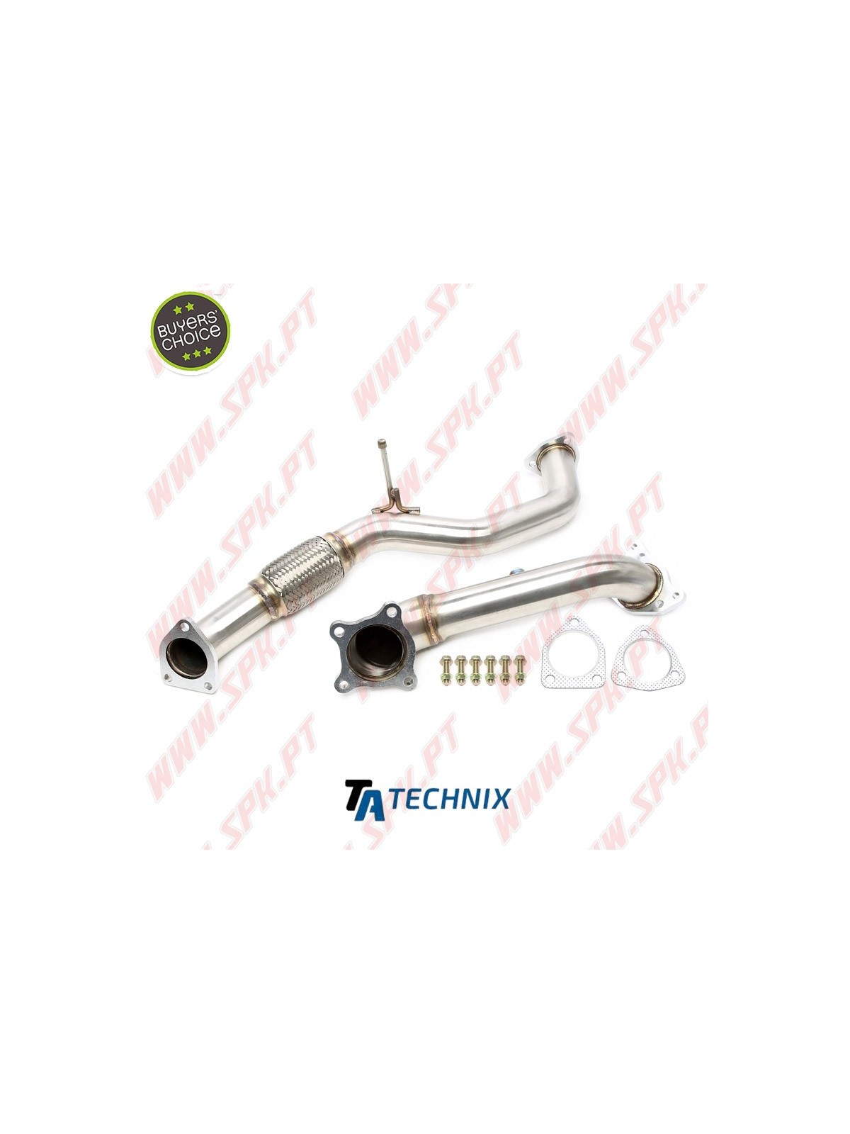 Downpipe Aço Inox - Honda Civic Type-R FK8 - Motor K20C1 (2017-)