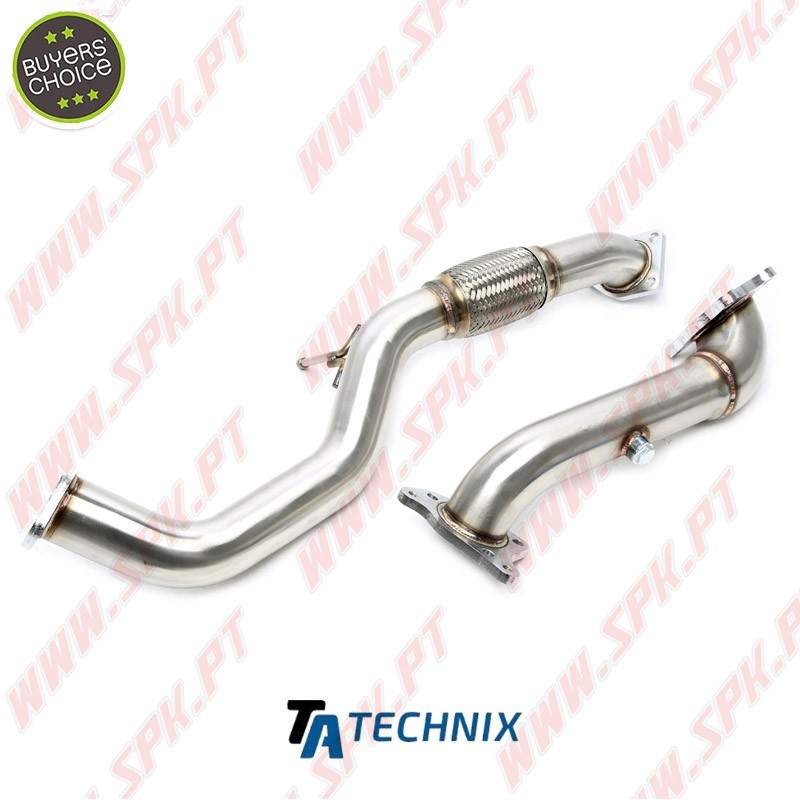 Downpipe Aço Inox - Honda Civic Type-R FK8 - Motor K20C1 (2017-)