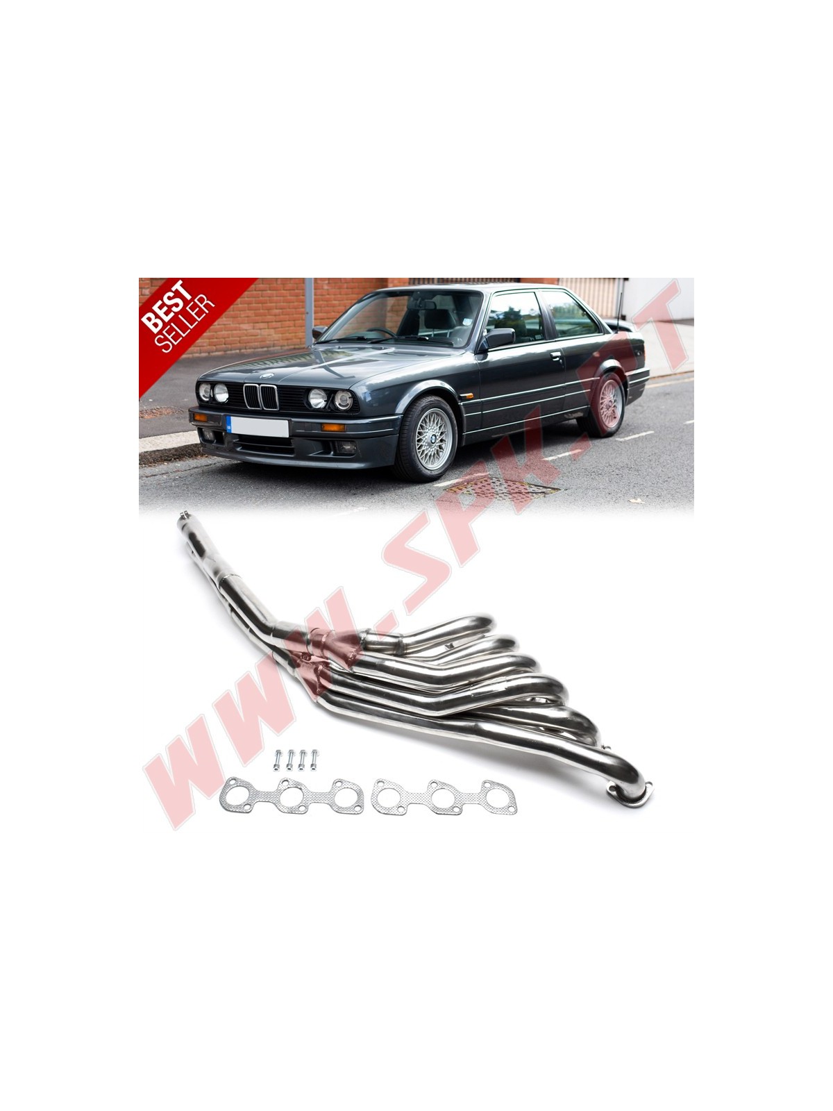 Colectores de Escape Inox - BMW E30 6 Cil. (1987-1992)