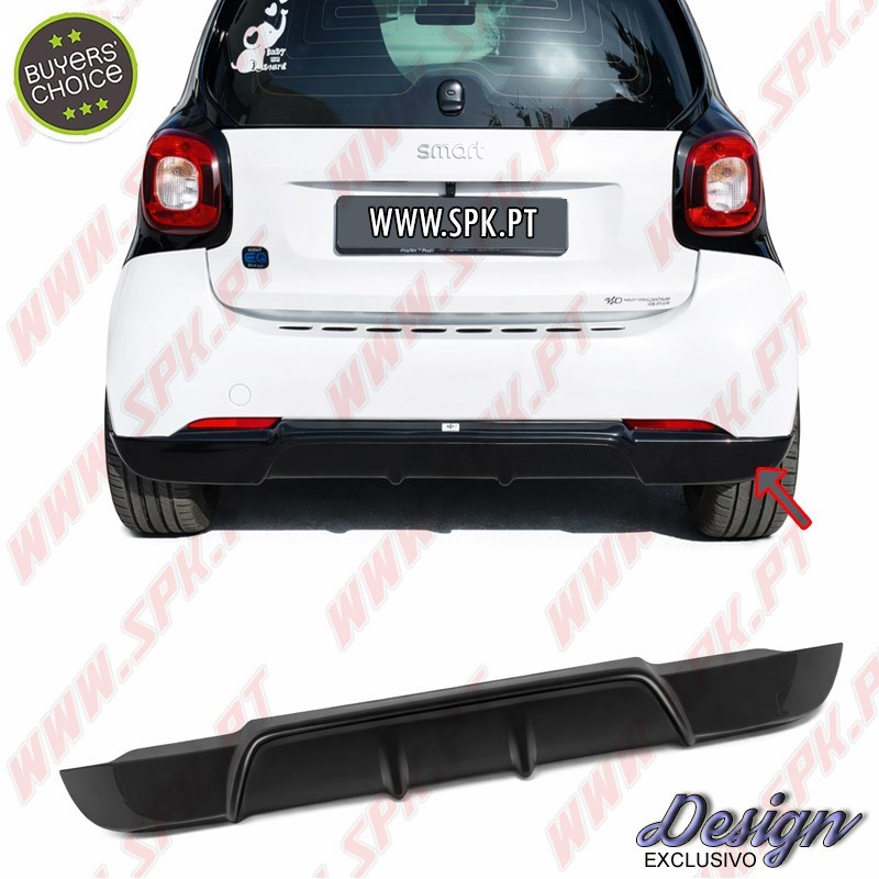 Difusor Traseiro - Smart Fortwo 453 (2014-2024)