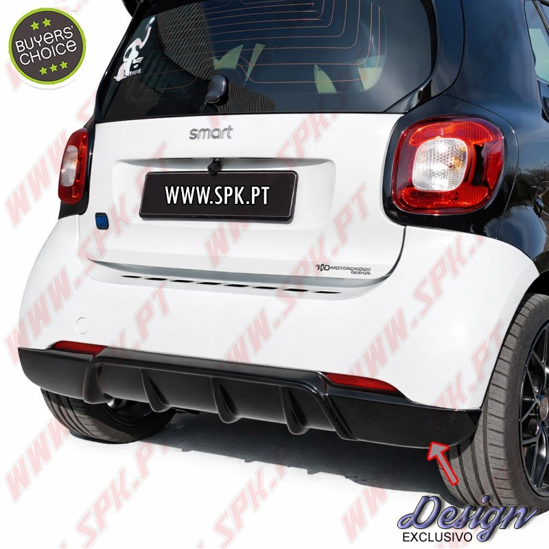 Difusor Traseiro - Smart Fortwo 453 (2014-2024)