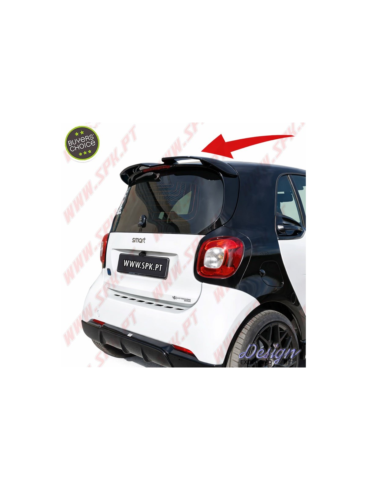 Aileron Traseiro - Smart Fortwo 453 (2014-2024)