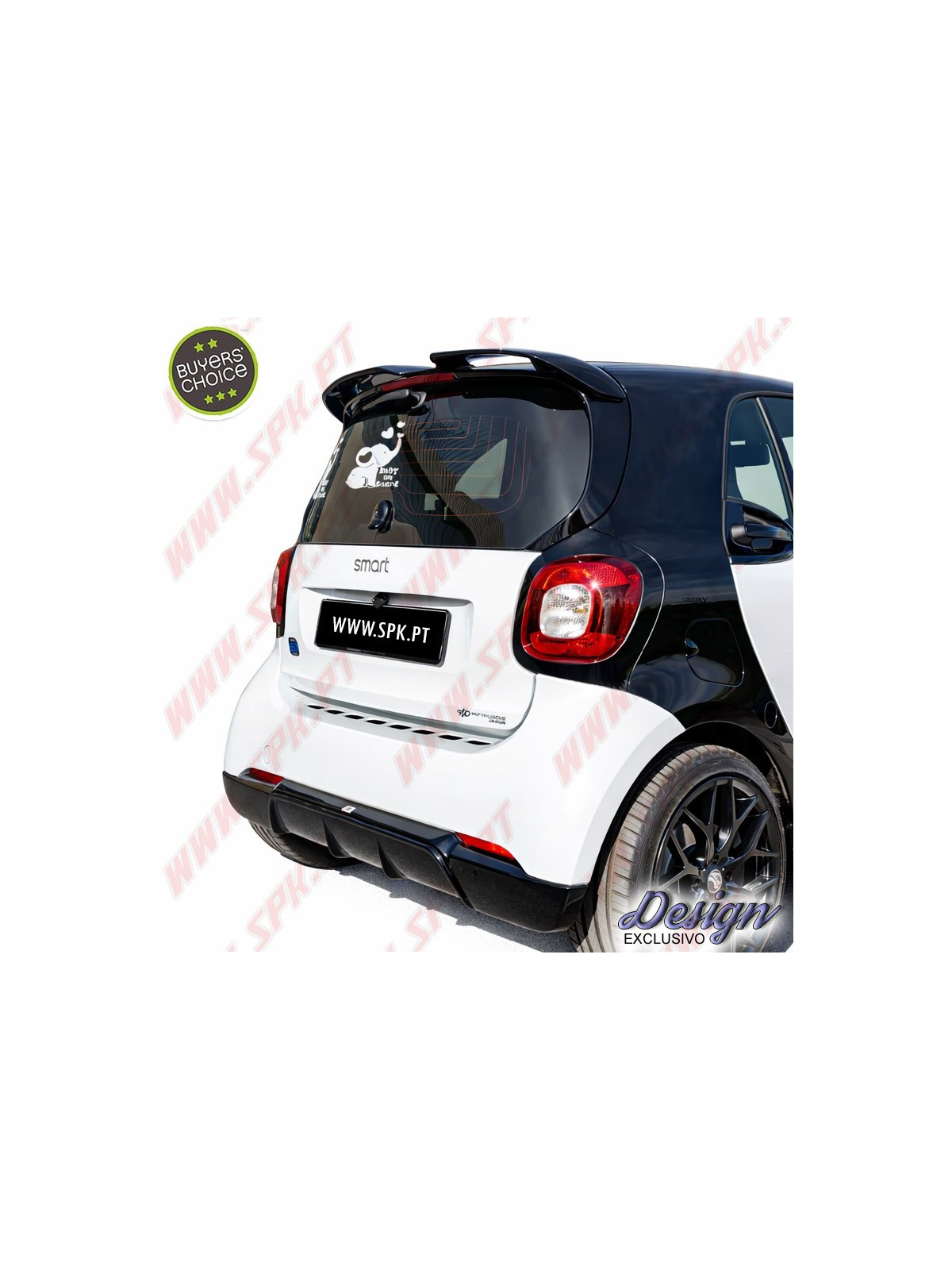 Aileron Traseiro - Smart Fortwo 453 (2014-2024)