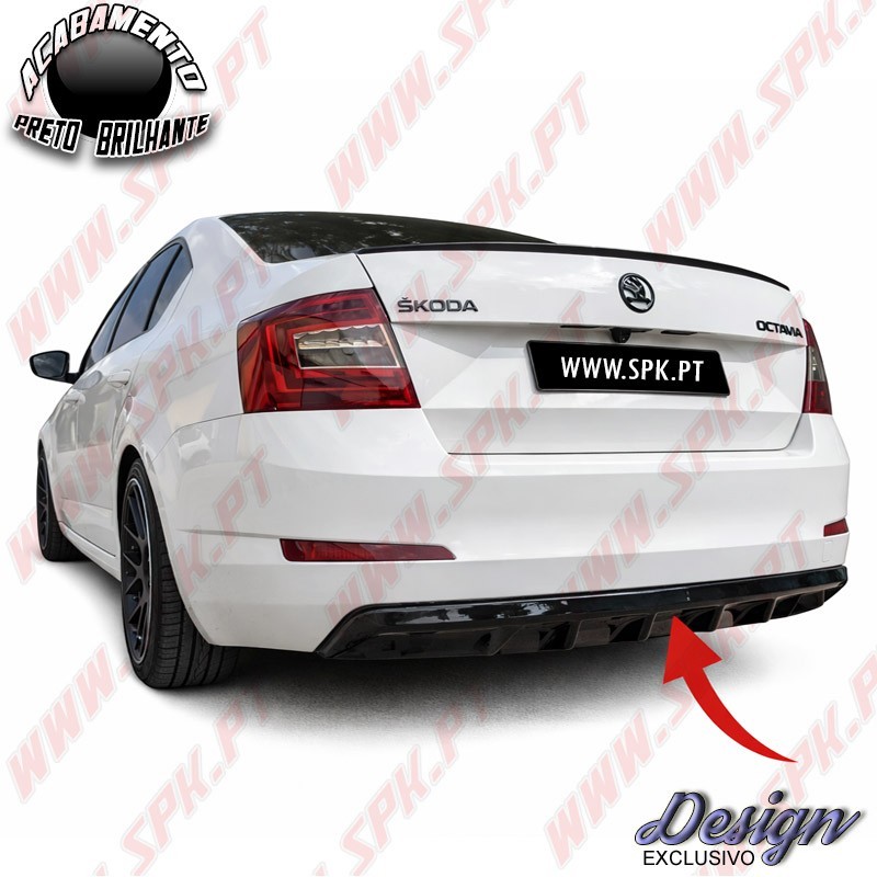 Difusor Traseiro - Skoda Octavia 3 (2013-2019)