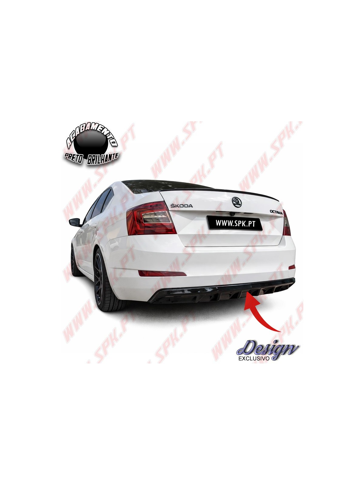 Difusor Traseiro - Skoda Octavia 3 (2013-2019)