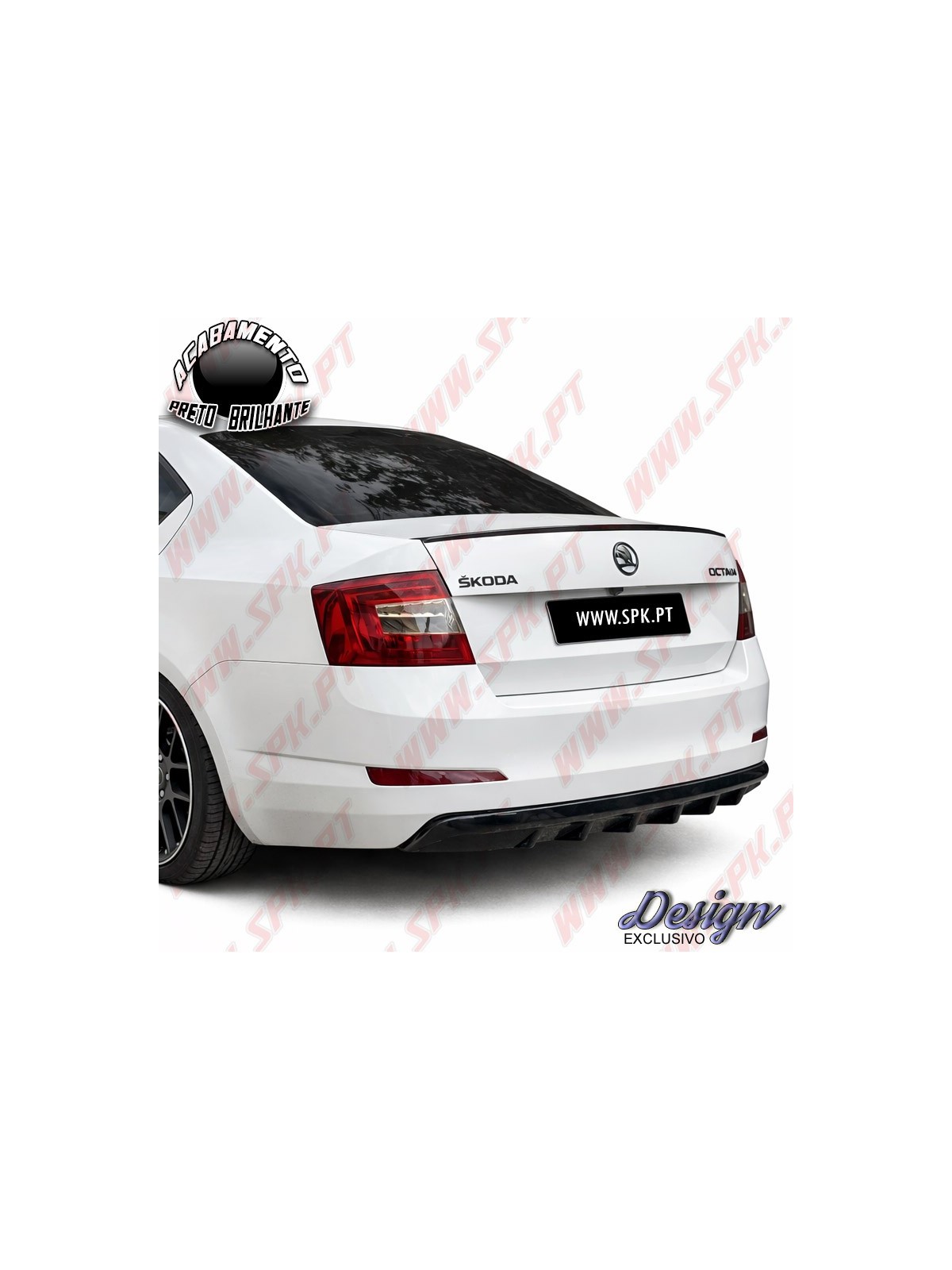 Difusor Traseiro - Skoda Octavia 3 (2013-2019)