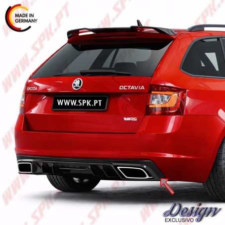 Difusor Traseiro - Difusor Traseiro - Skoda Octavia 3 RS (2013-2019)