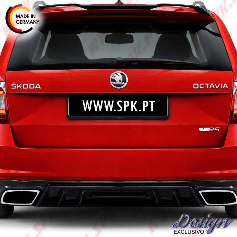 Difusor Traseiro - Skoda Octavia 3 RS (2013-2019)