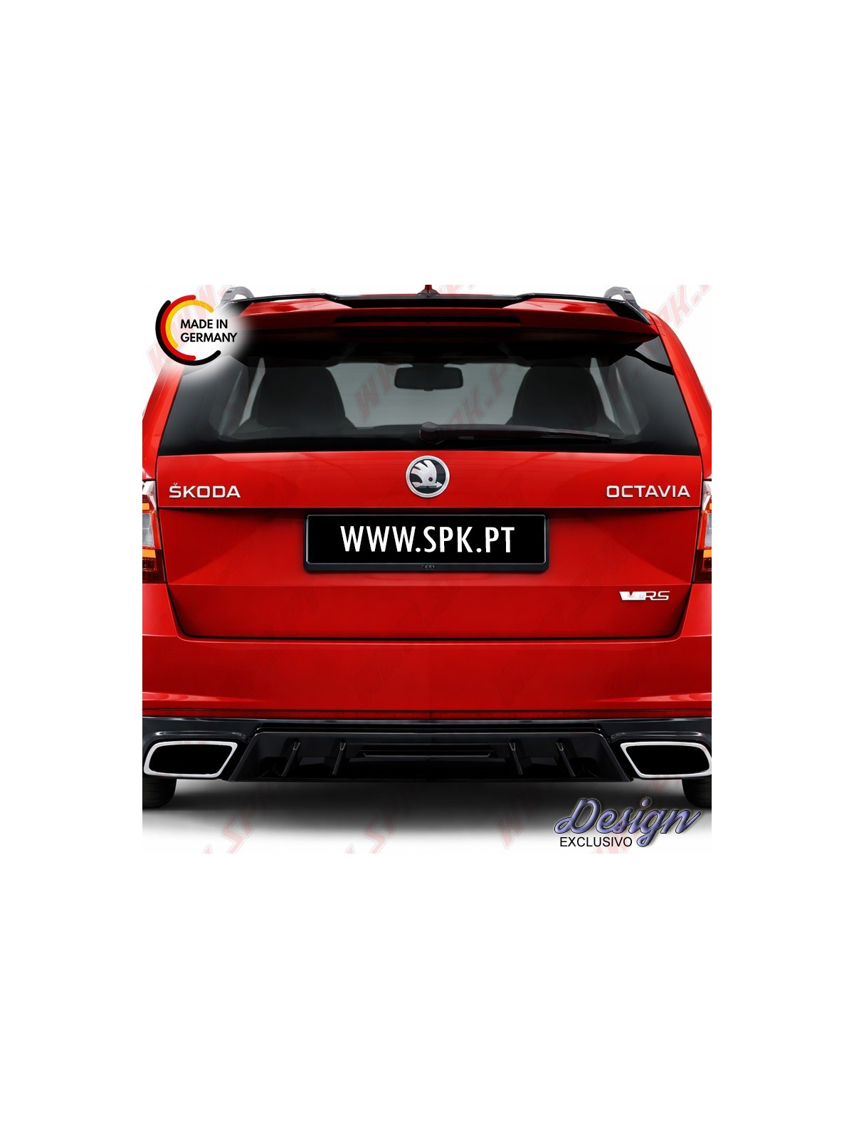 Difusor Traseiro - Skoda Octavia 3 RS (2013-2019)