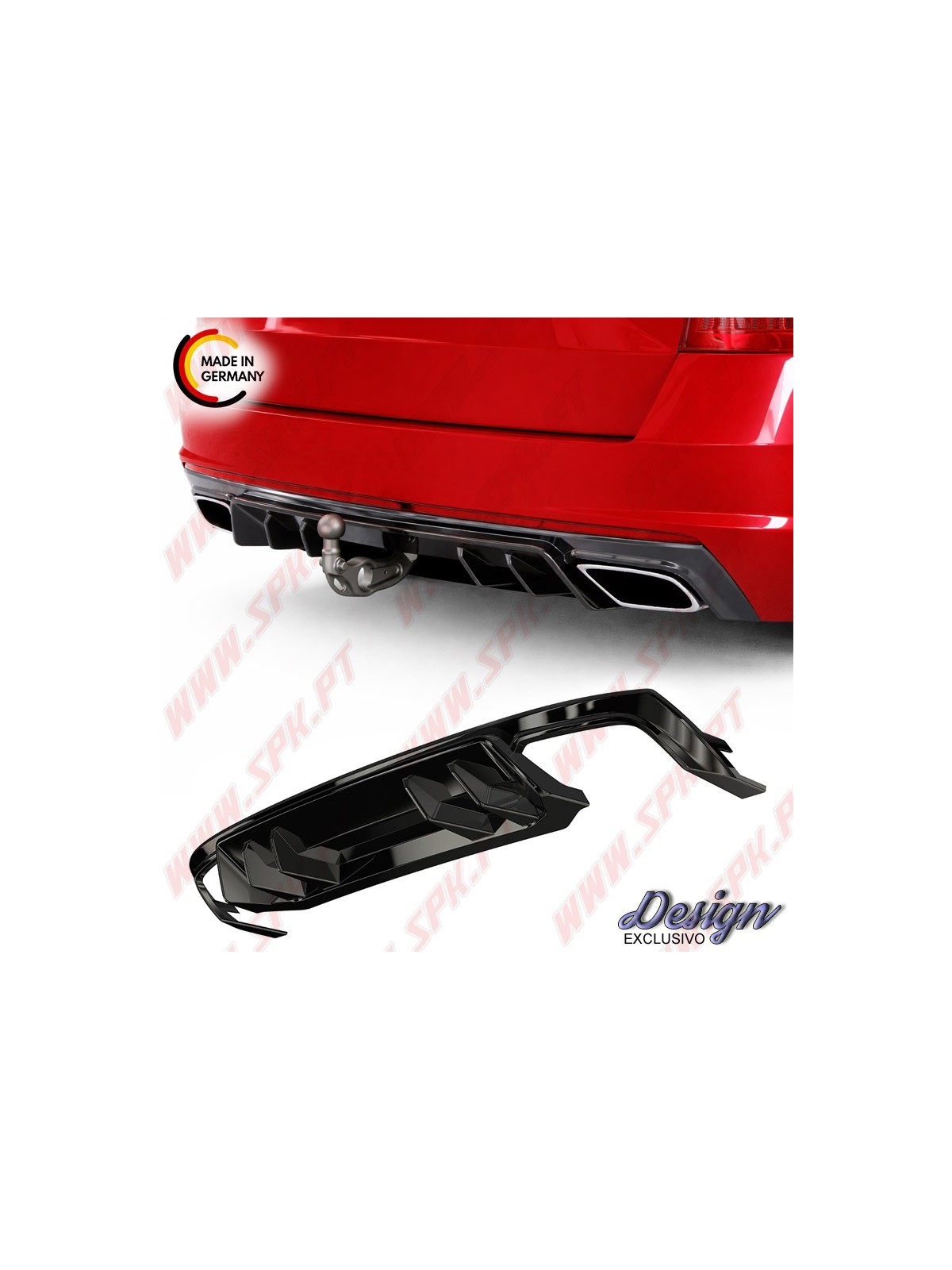 Difusor Traseiro - Skoda Octavia 3 RS (2013-2019)