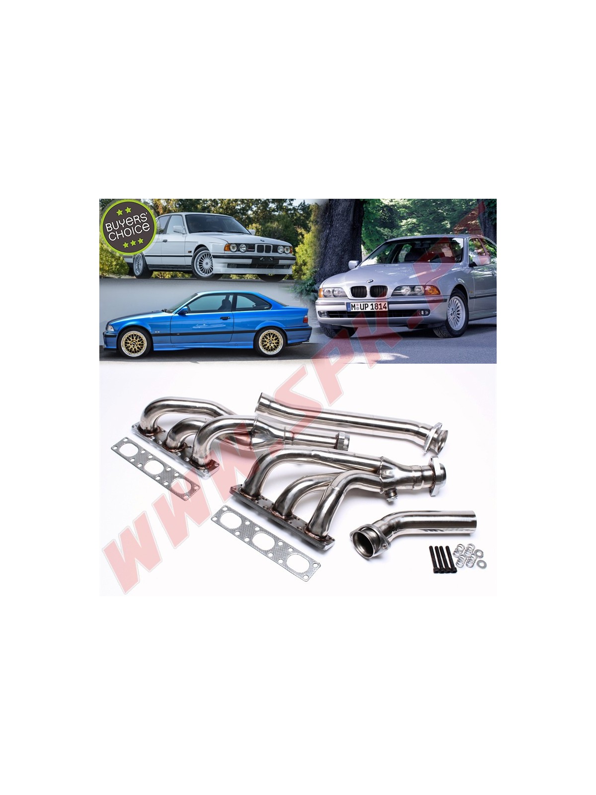 Colectores de Escape Inox - BMW E34 / E36 / E39 - 6 Cil. (1987-2004)