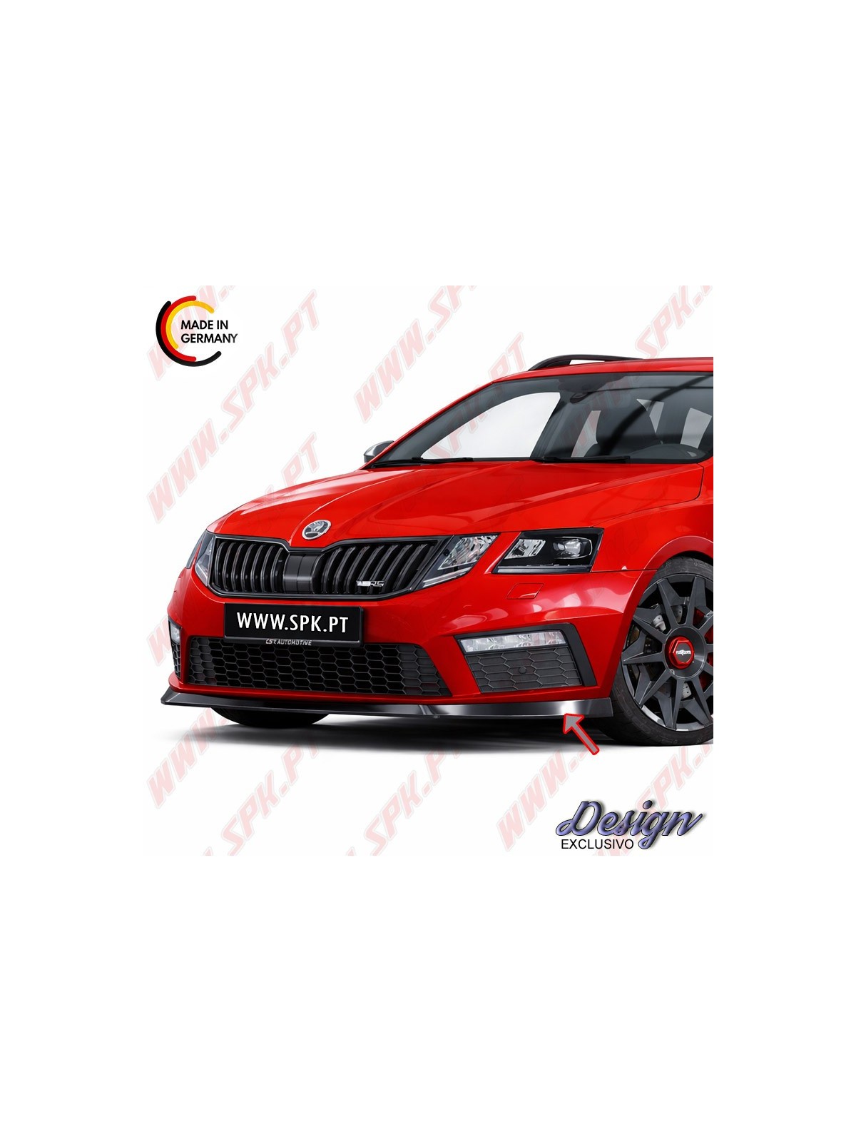 Lip Spoiler Frontal - Skoda Octavia 3 RS (2017-2019)