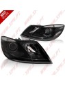 Faróis Cristal Look OEM Black - Skoda Octavia 2 (2009-2012)