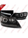 Faróis LED DRL / Black - Skoda Octavia 2 (2009-2012)
