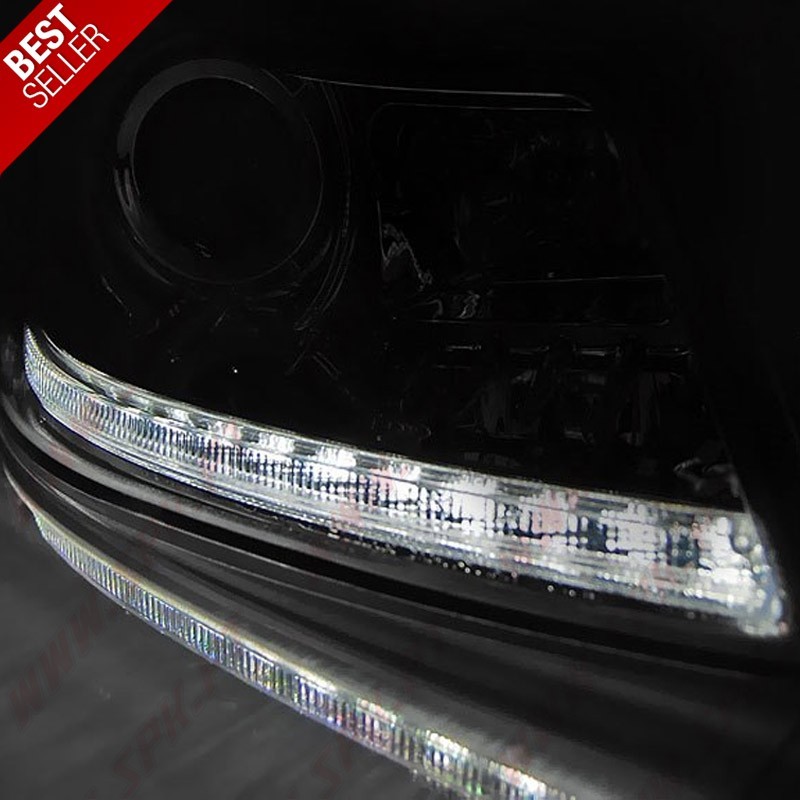 Faróis LED DRL / Black - Skoda Octavia 2 (2009-2012)