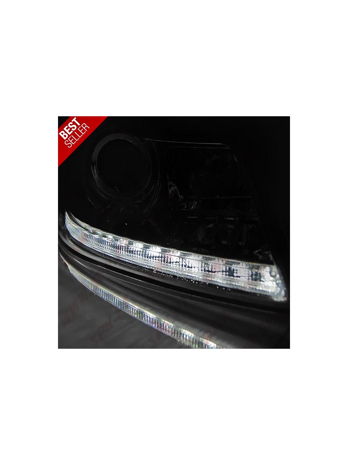 Faróis LED DRL / Black - Skoda Octavia 2 (2009-2012)