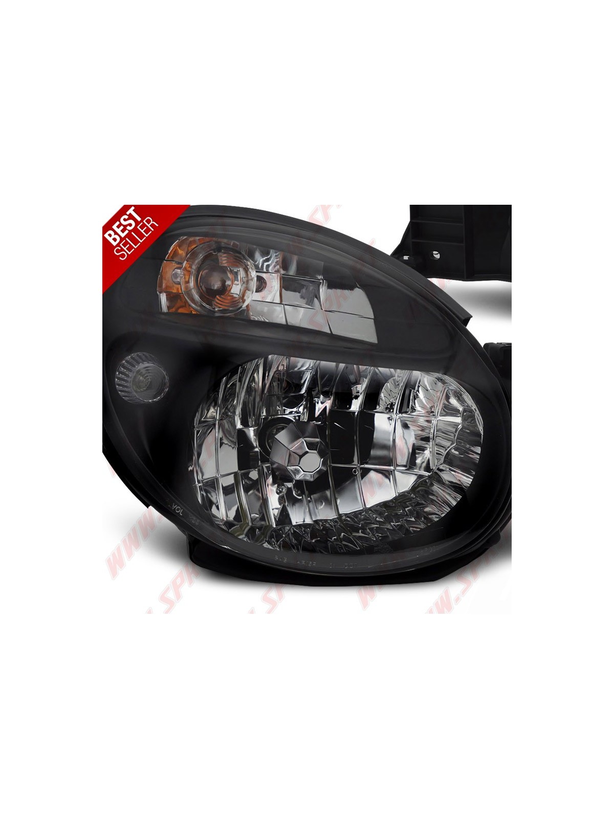 Faróis Cristal Look OEM Black - Subaru Impreza GB (2000-2003)