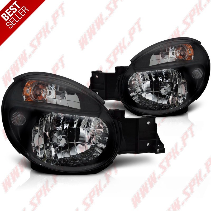 Faróis Cristal Look OEM Black - Subaru Impreza GB (2000-2003)