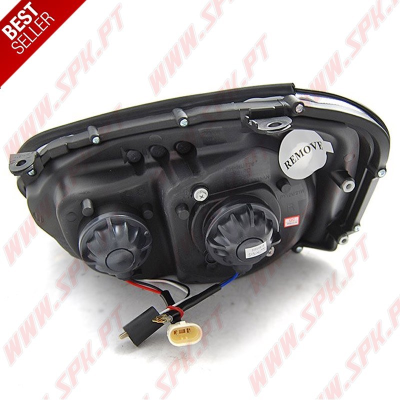 Faróis LED Tube-Light / Black - Subaru Impreza GD (2003-2005)